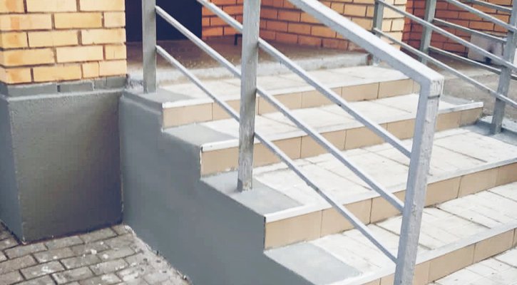 Восстановление лестницы пожарного выхода